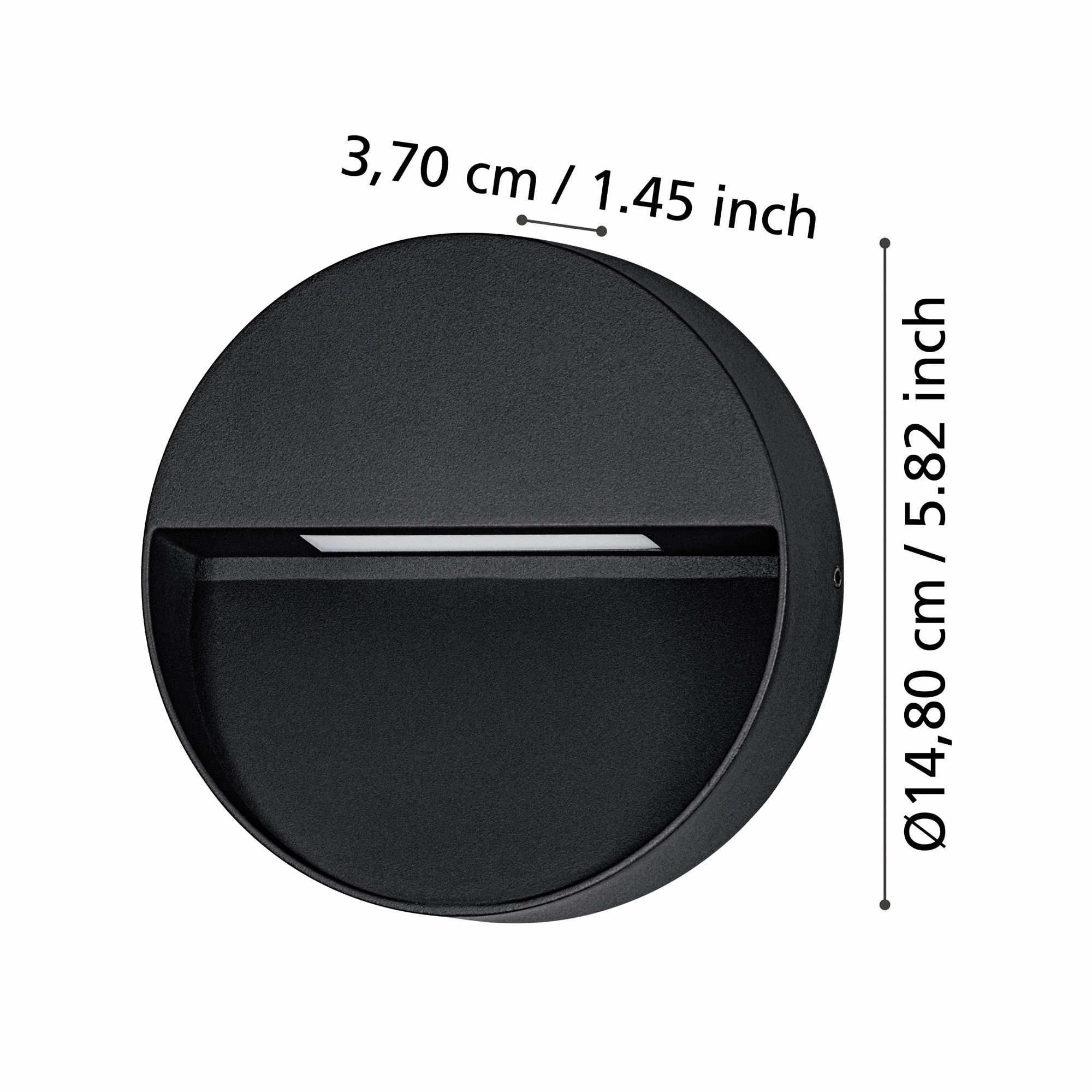 Vägglampa Utebelysning Eglo Maruggio Ø150 mm