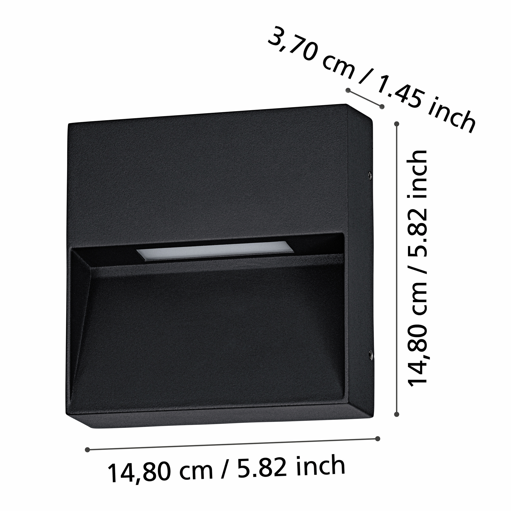 Vägglampa Utebelysning Eglo Maruggio 150 mm