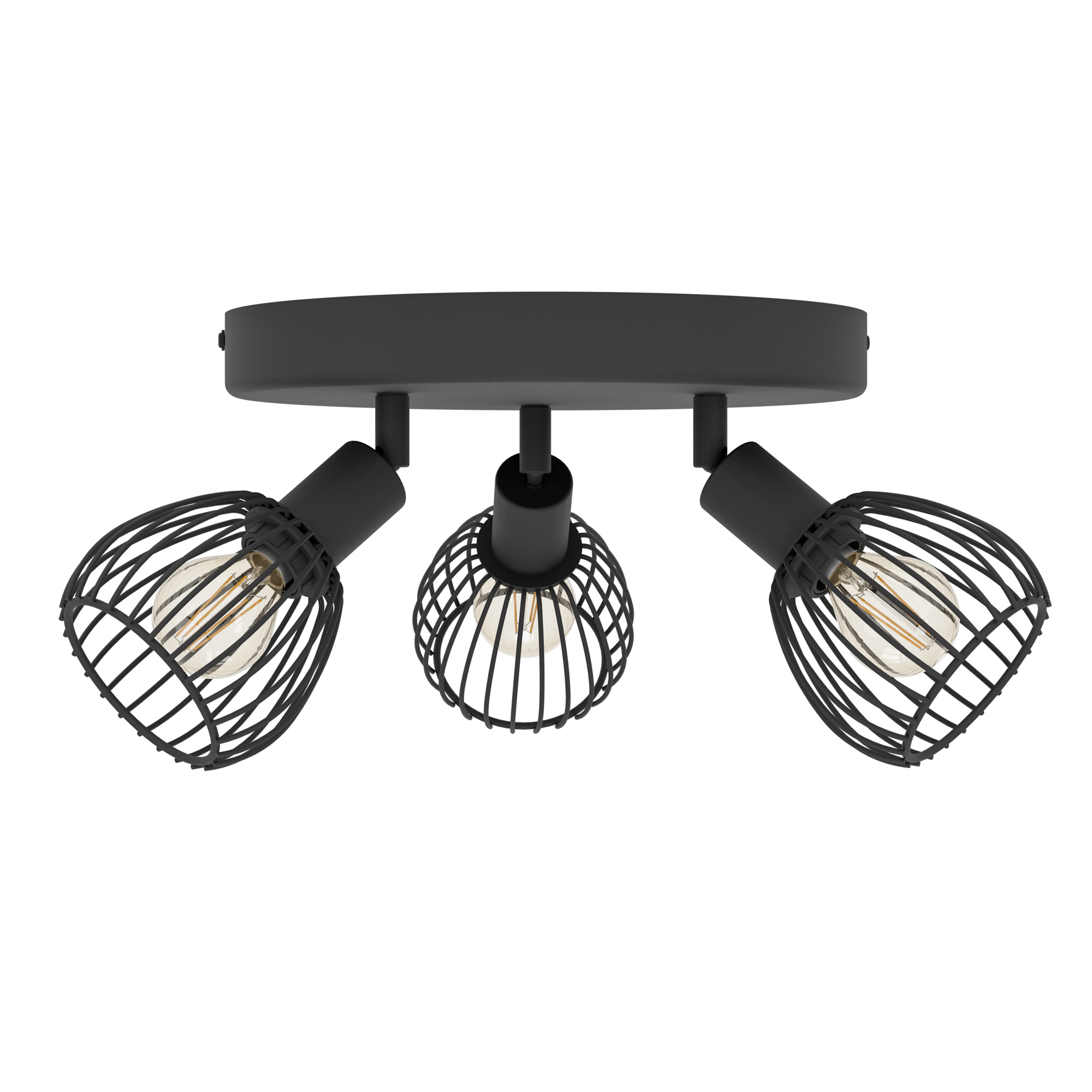 Spotlight Eglo Sonnino rund med 3 lampor