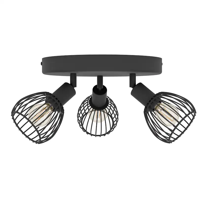 Spotlight Eglo Sonnino rund med 3 lampor