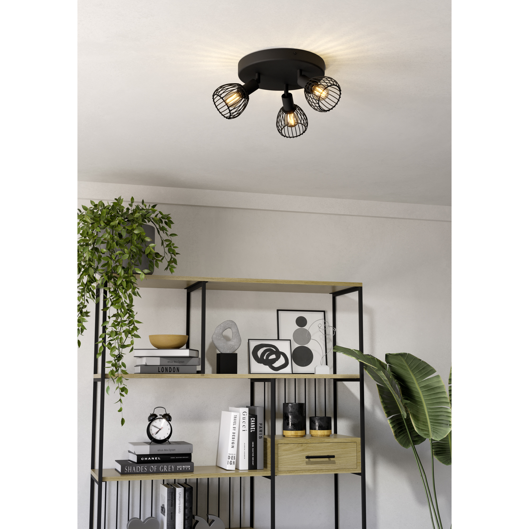 Spotlight Eglo Sonnino rund med 3 lampor