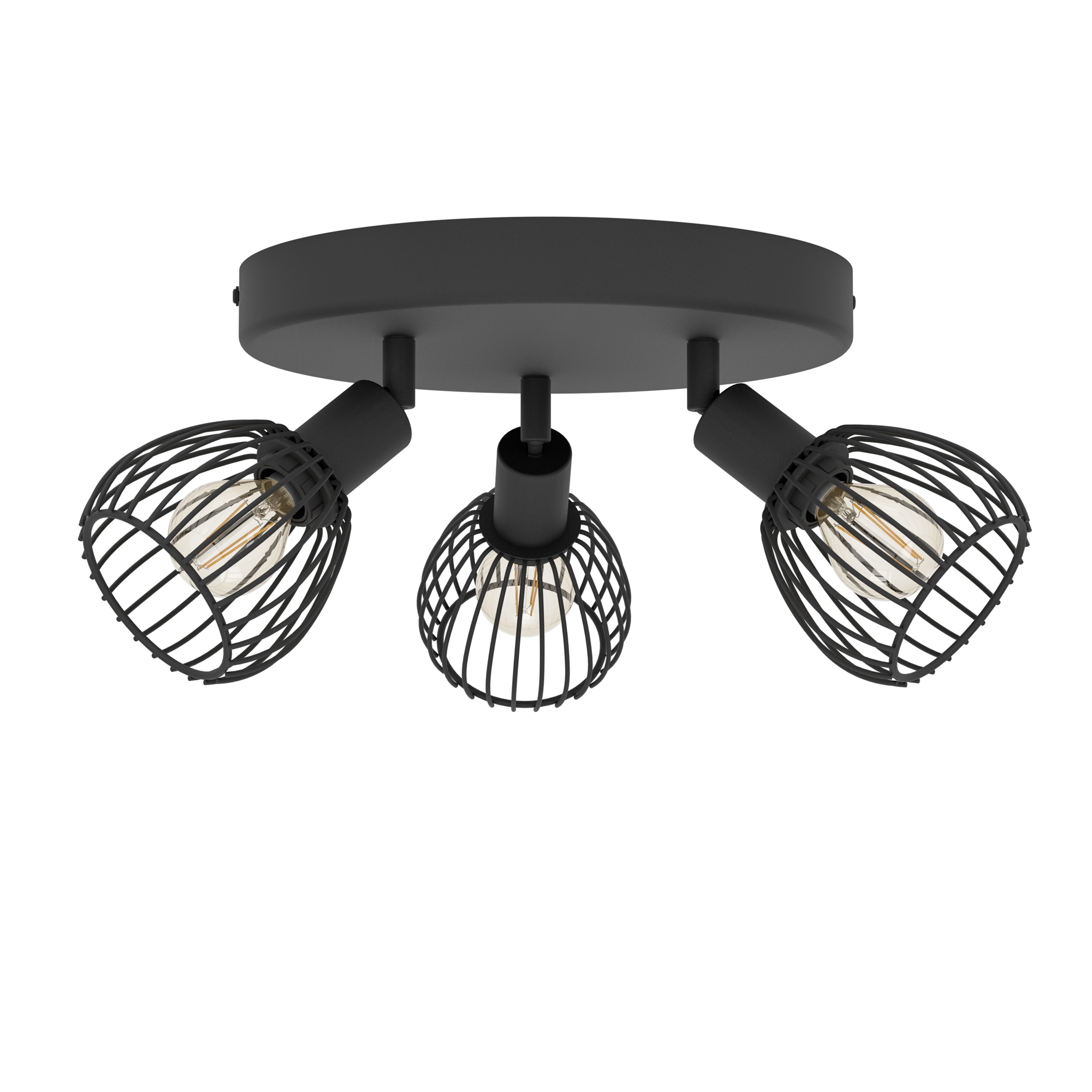 Spotlight Eglo Sonnino rund med 3 lampor