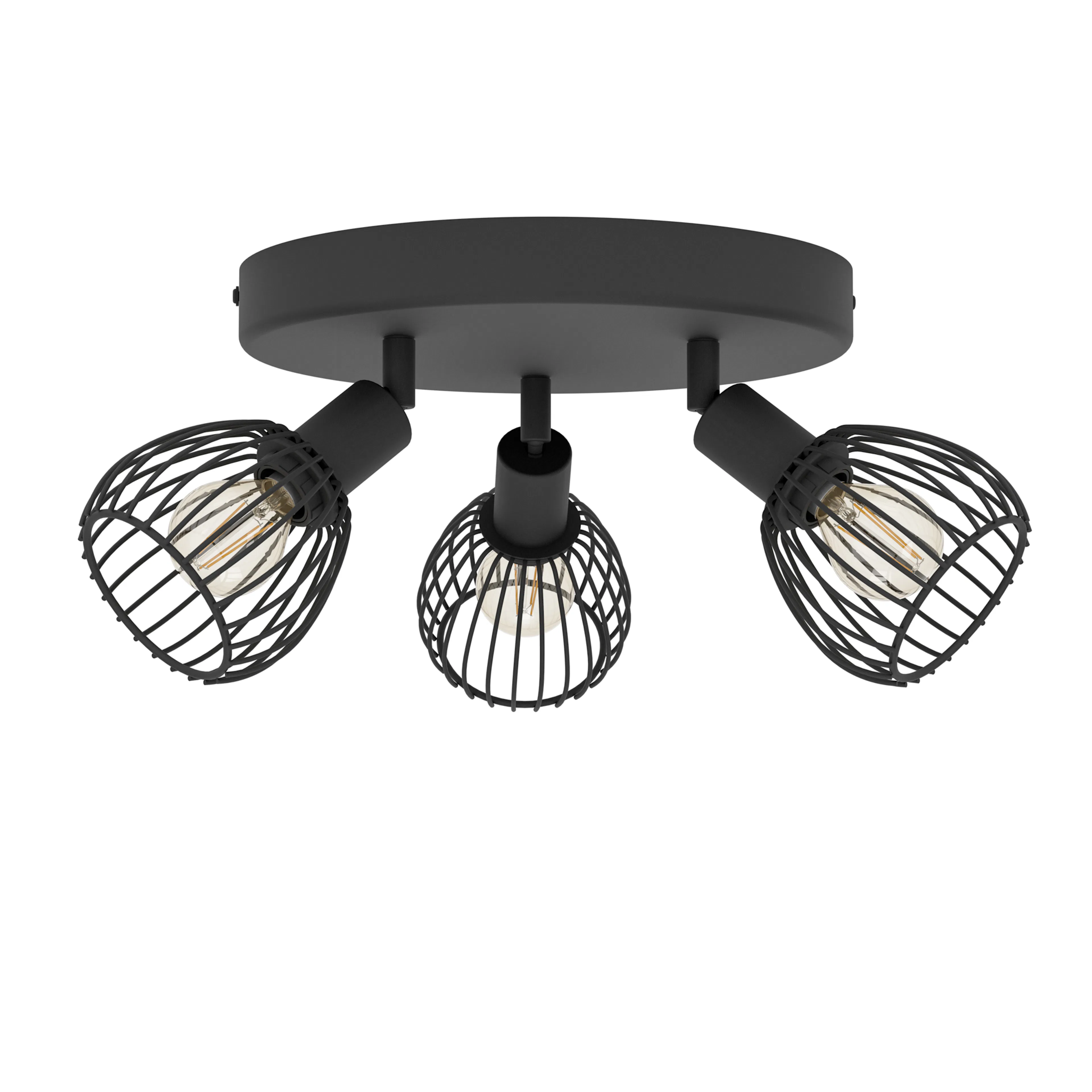 Spotlight Eglo Sonnino rund med 3 lampor