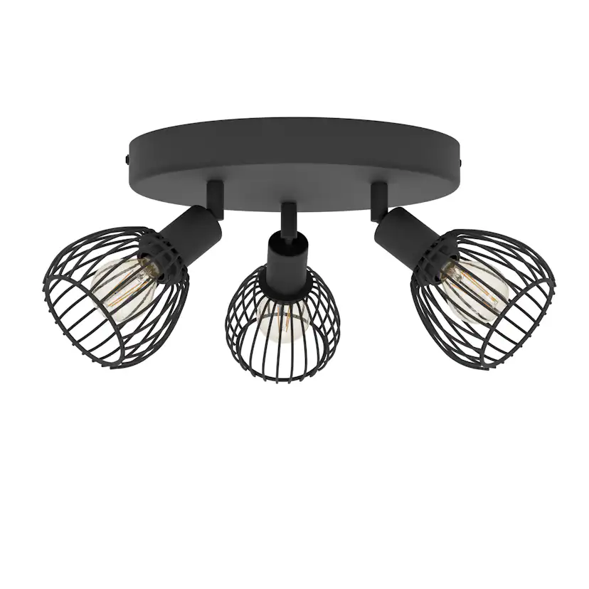 Spotlight Eglo Sonnino rund med 3 lampor