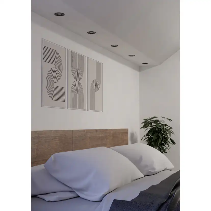 Infälld Lampa Eglo Barranco 90 mm 4000K Set om 3