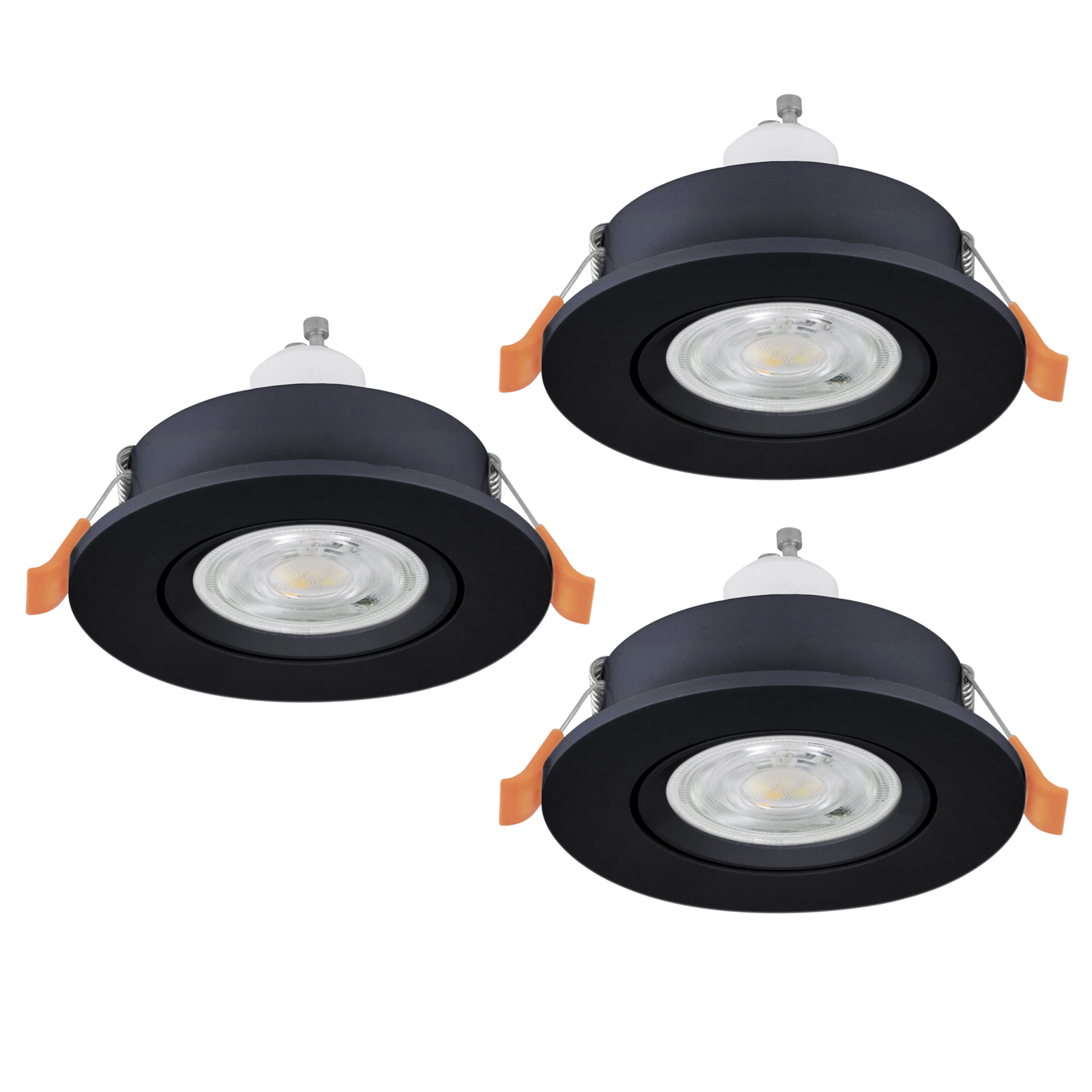 Infälld Lampa Eglo Barranco 90 mm 4000K Set om 3