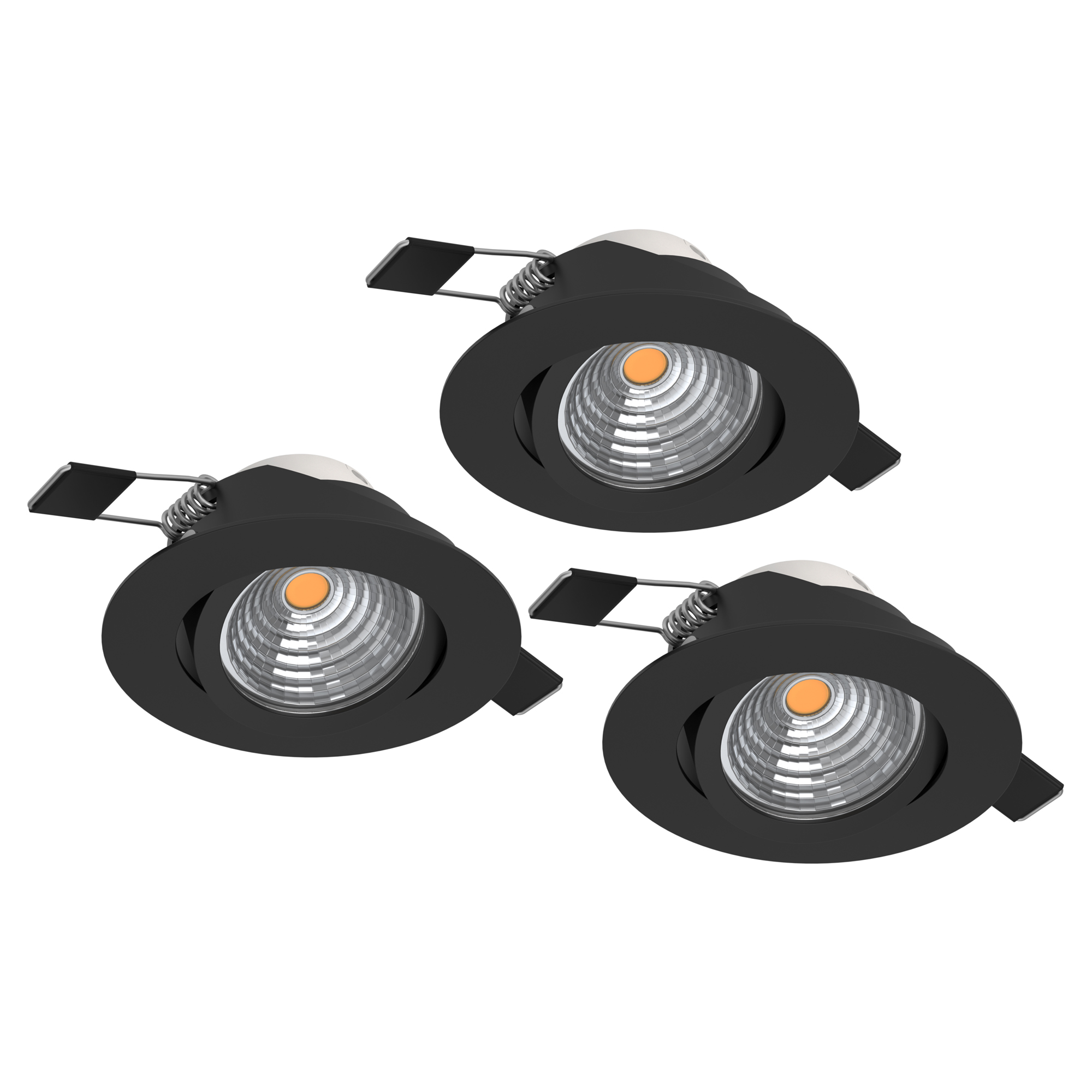 Infälld Lampa Eglo Saliceto 88 mm 4000K Set om 3