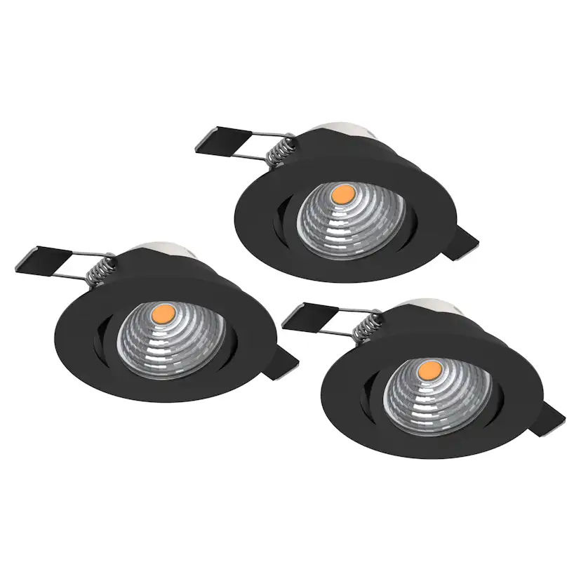 Infälld Lampa Eglo Saliceto 88 mm 4000K Set om 3