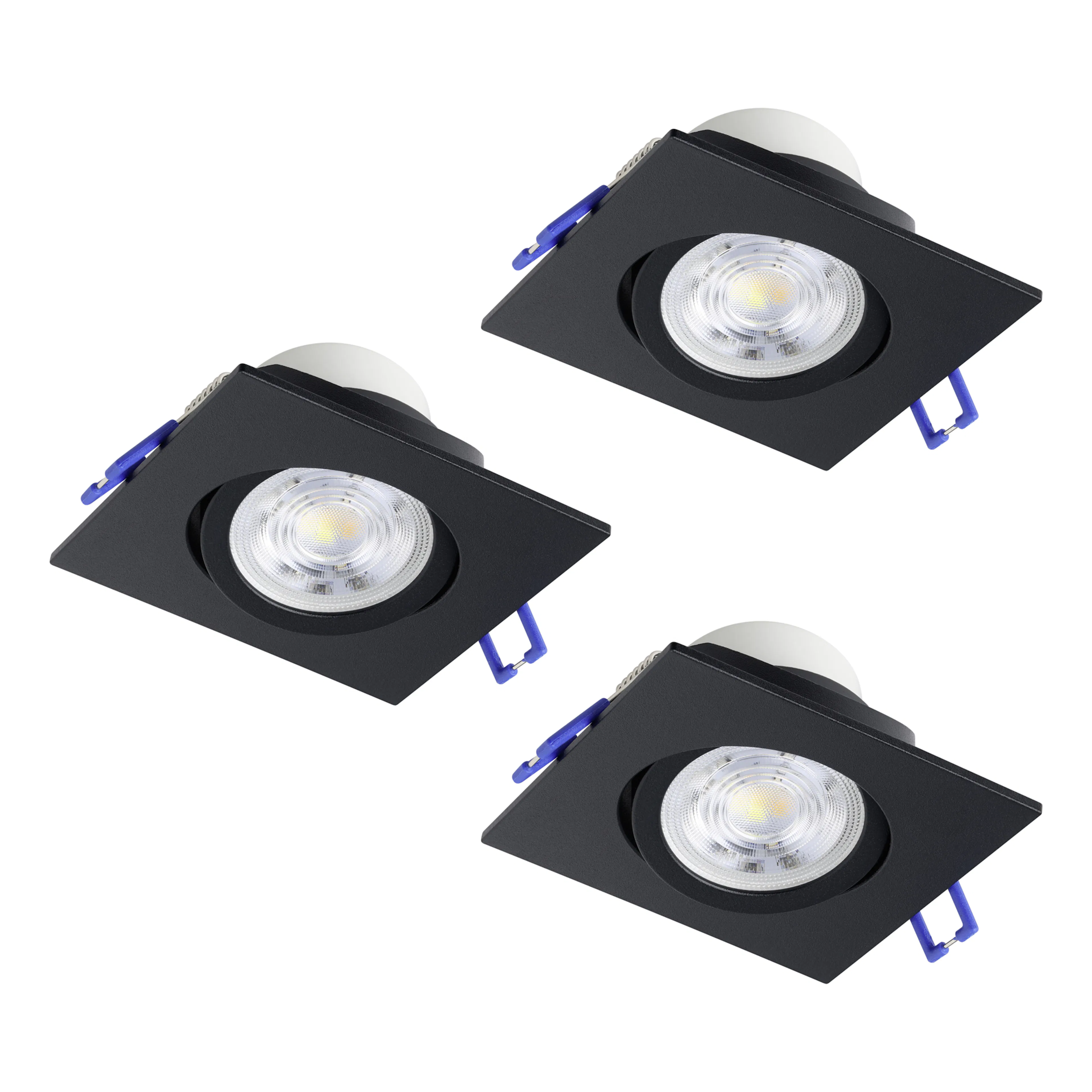 Infälld Lampa Eglo Saliceto 88x88 mm 4000K Set om 3
