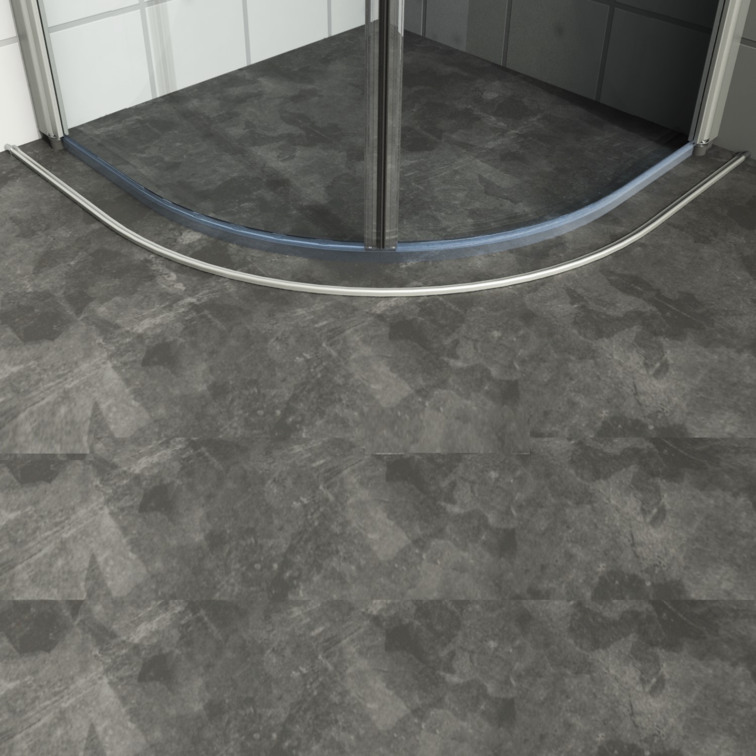 Tröskelprofil Hietakari för Duschhörn Rund 1000x1000 mm