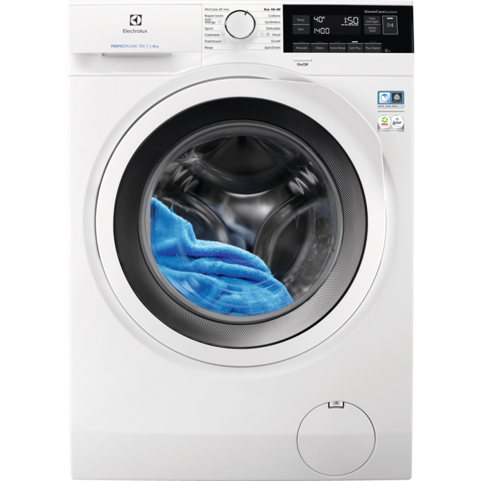 Tvättmaskin Electrolux EW7F6548E7 SteamCare 700 Energiklass A