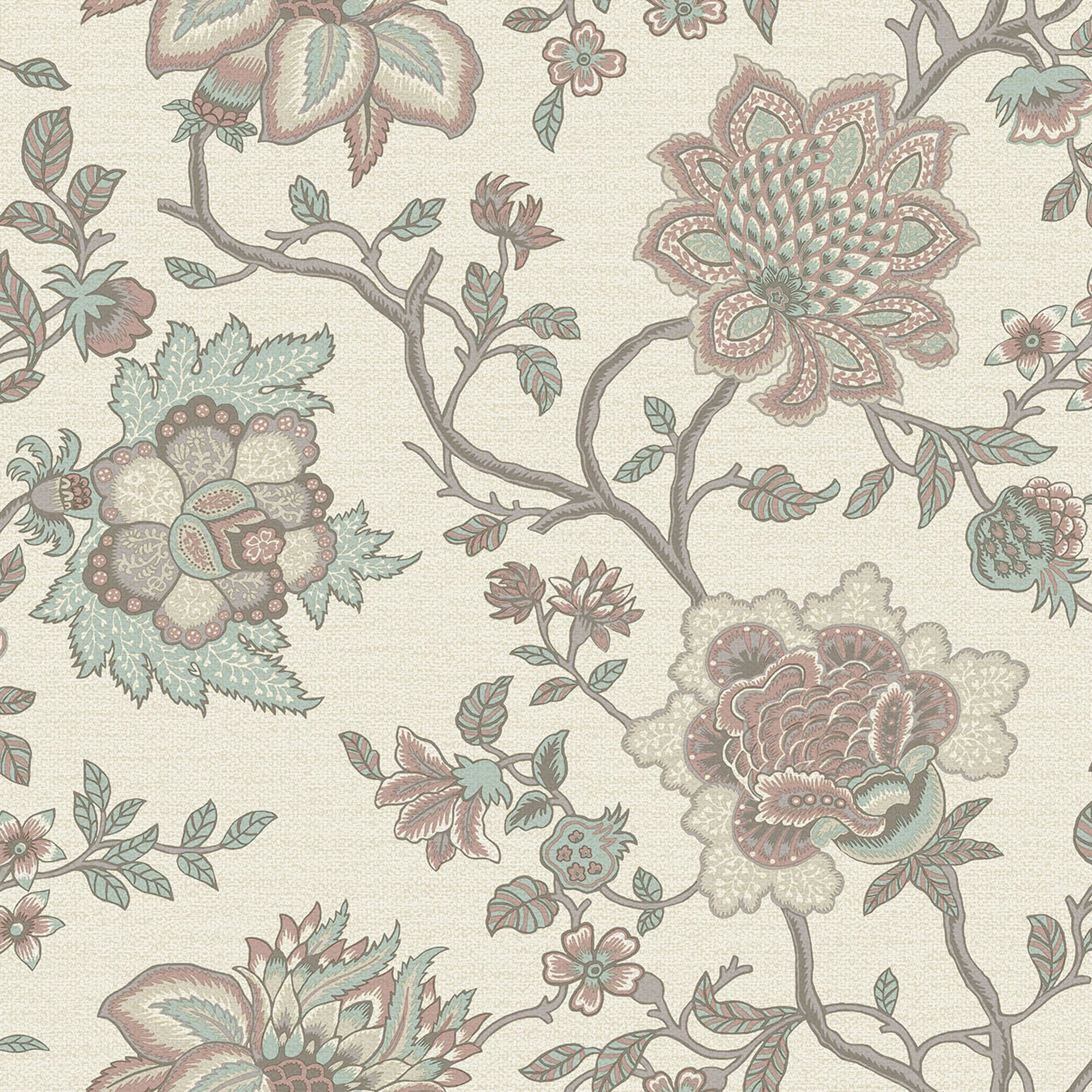 Tapet Holden The Lost Gardens Regan Pink Teal 91612