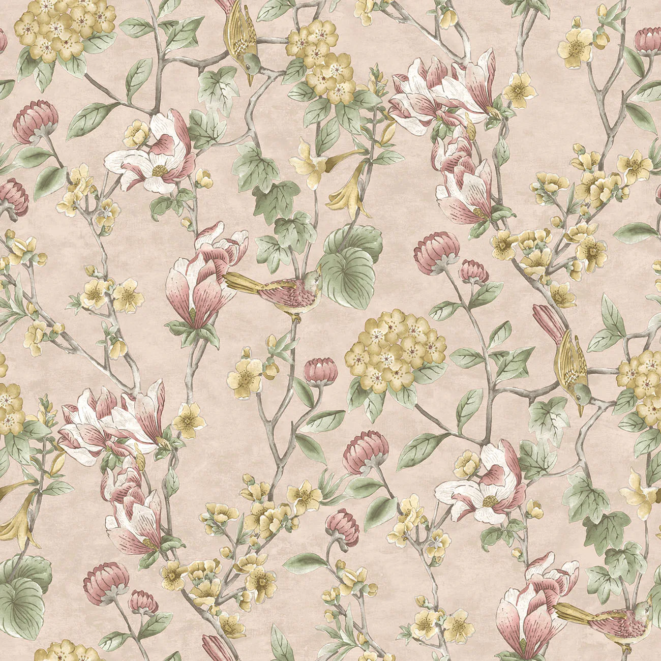 Tapet Holden The Lost Gardens Nightingale Pink 91621