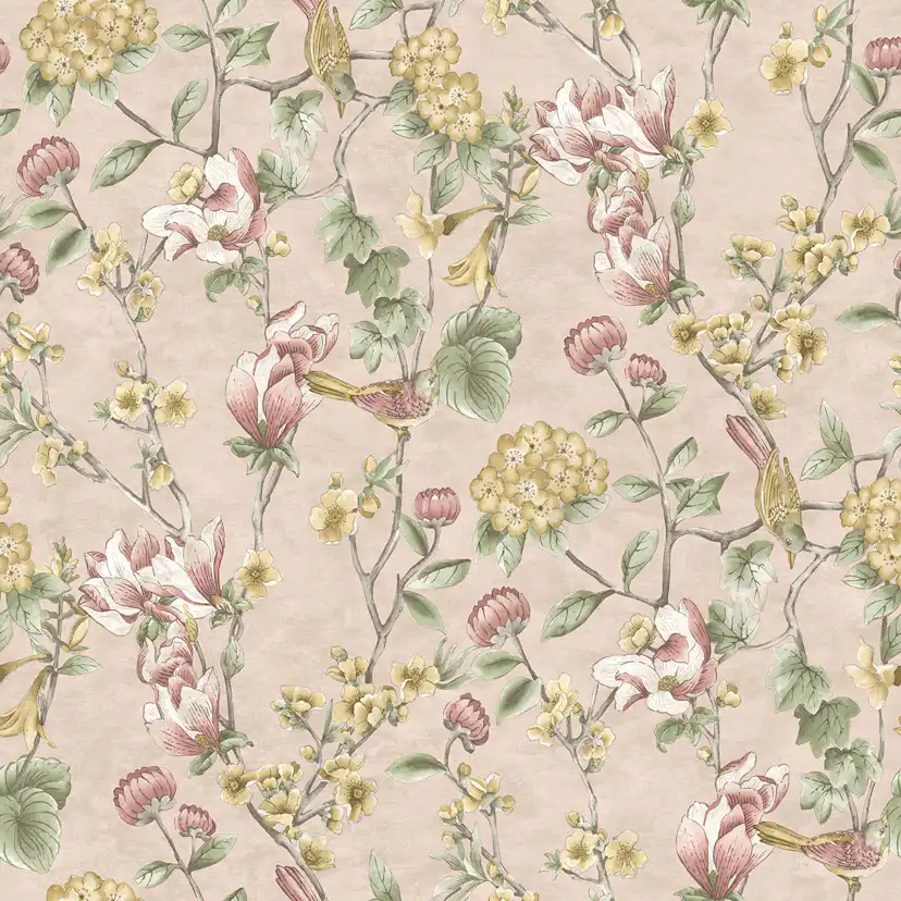 Tapet Holden The Lost Gardens Nightingale Pink 91621