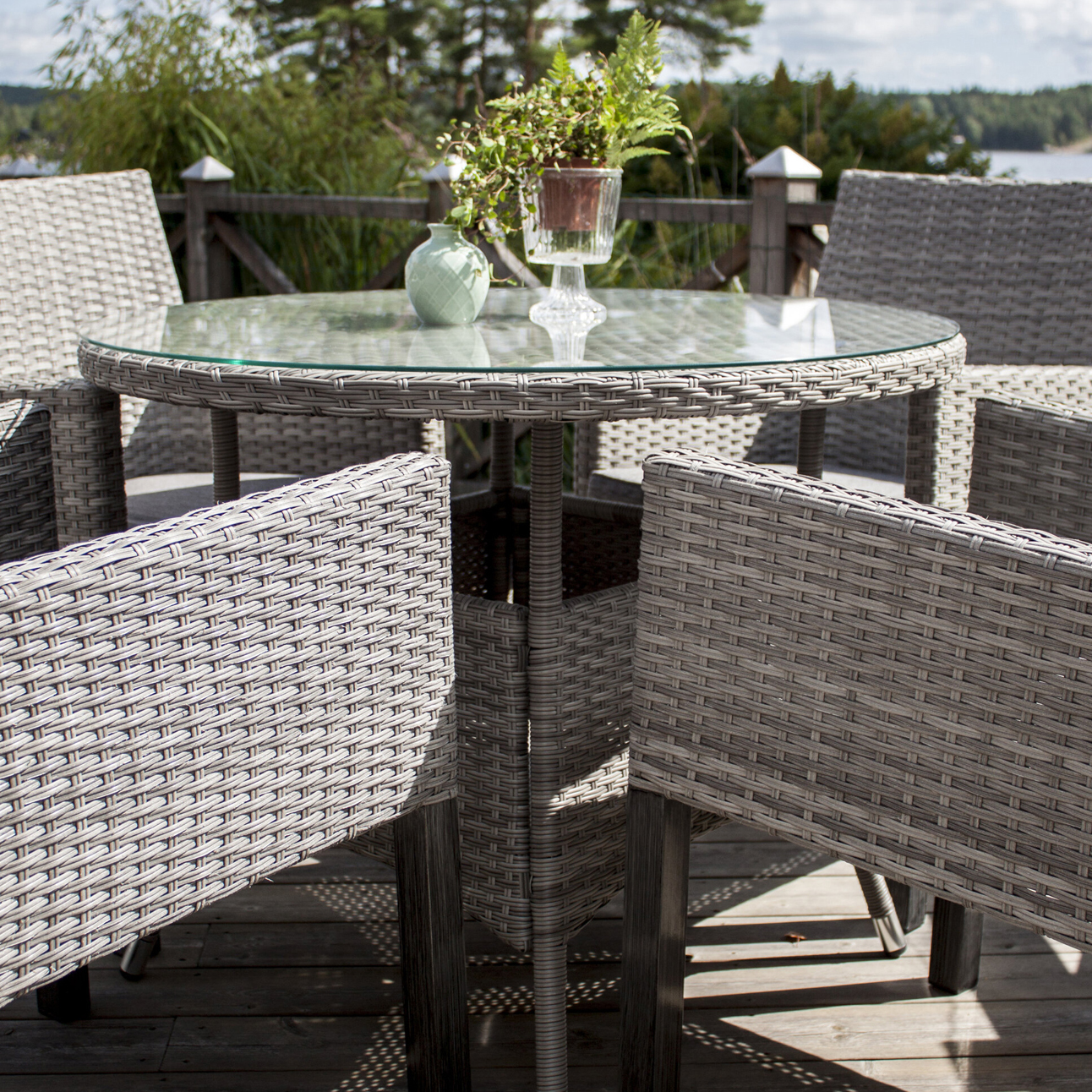 Utebord Venture Home Volta Ø 90 cm