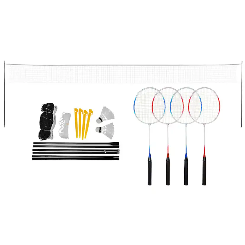 Badmintonset Play It 4 Spelare