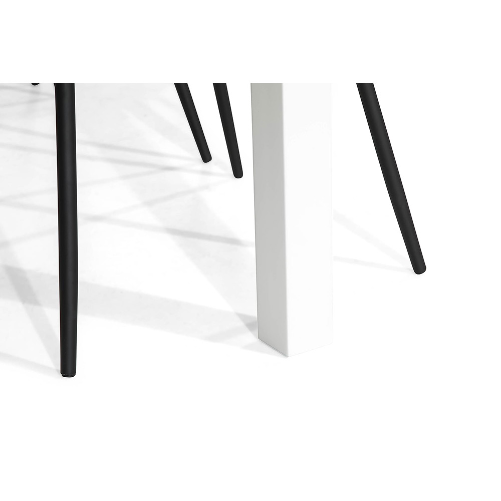 Matgrupp In Living Jasmin Förlängningsbart 180 med 6 Felipe Stol Sammet