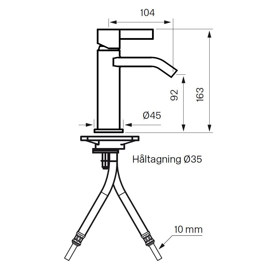 Tvättställsblandare Tapwell ARM071