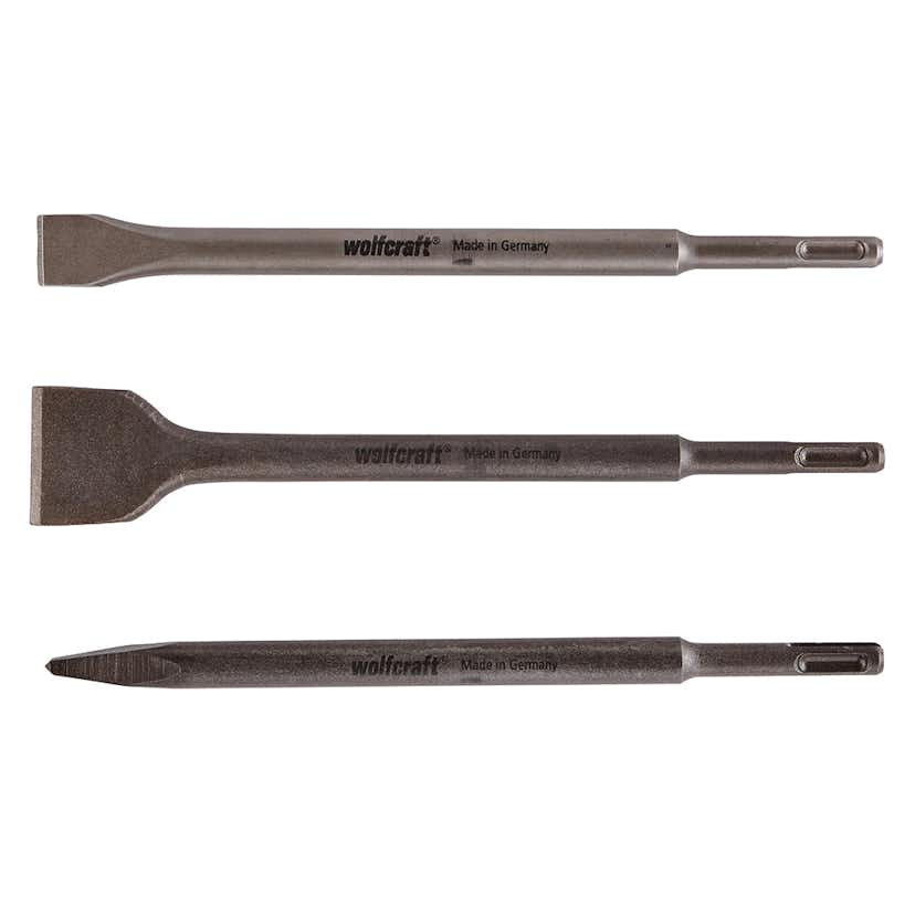 Mejselset Wolfcraft SDS-plus 3-Delar