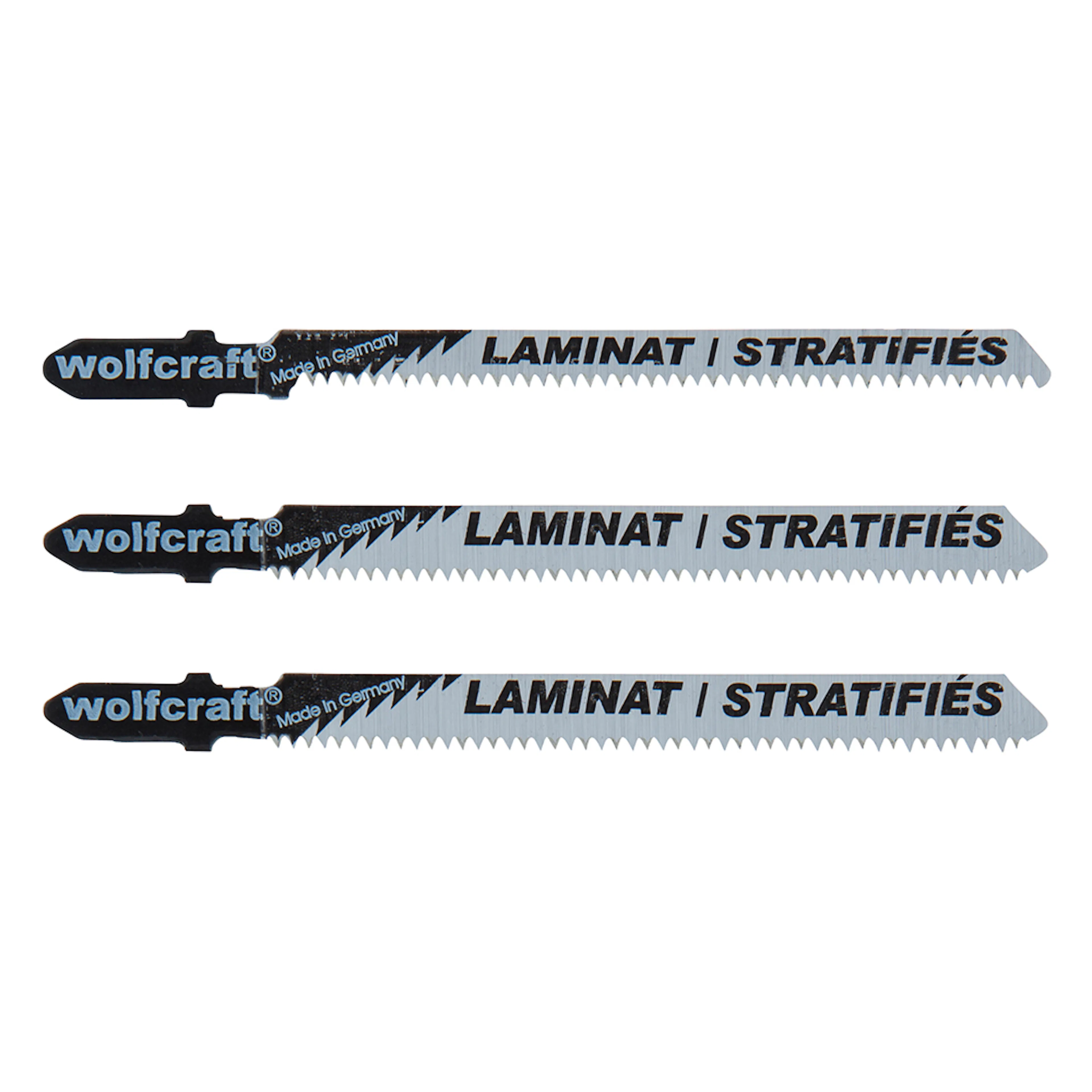 Sticksågblad Wolfcraft 100mm HCS 3 st