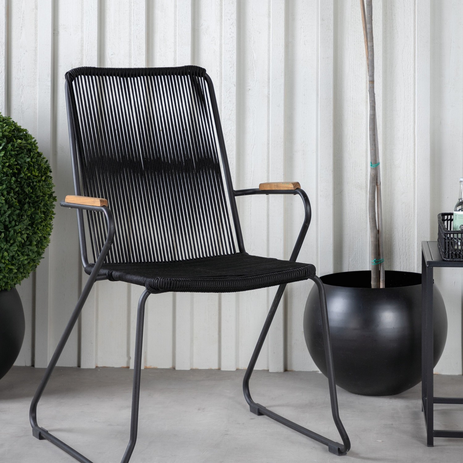 Matstol Venture Home Bois Svart/Svart