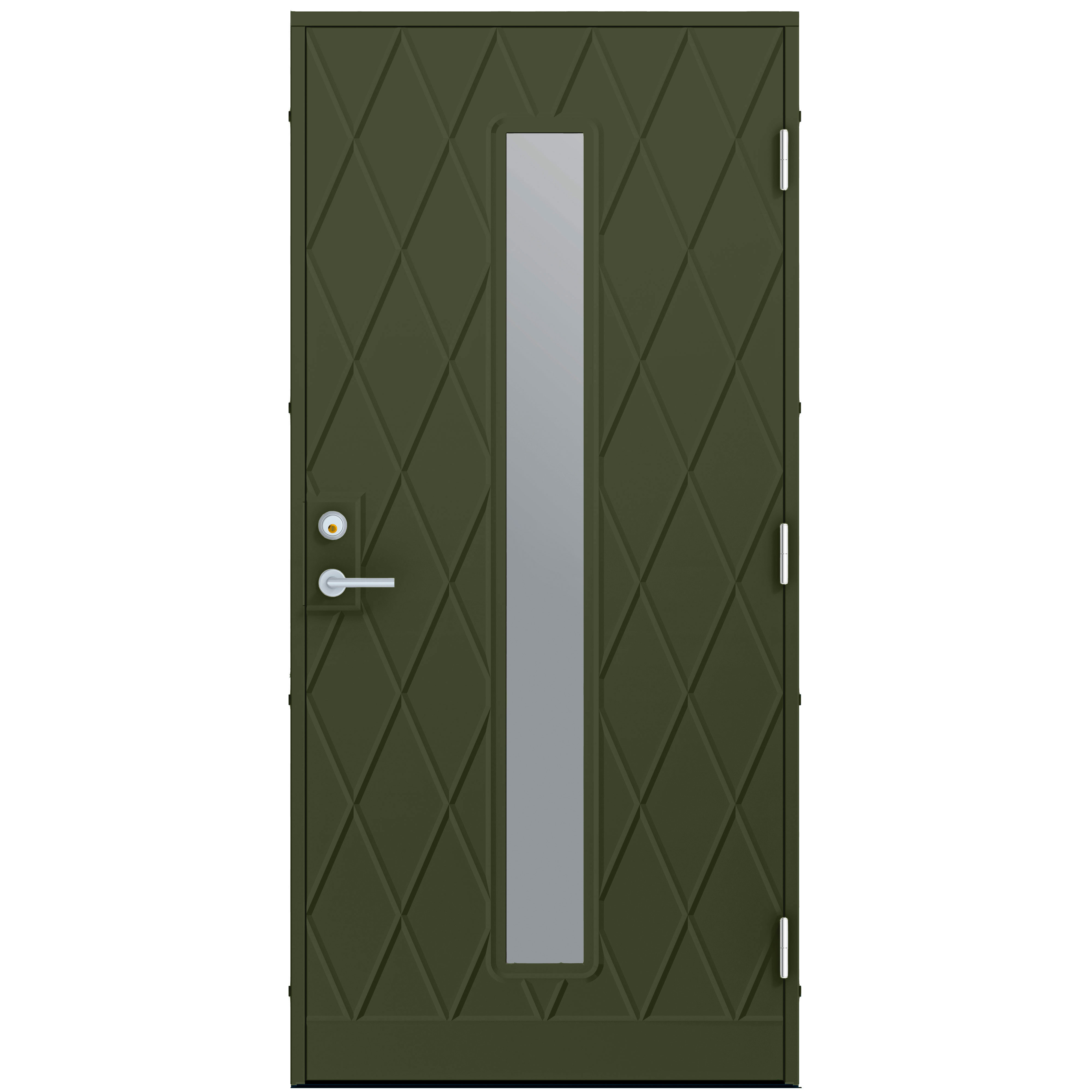 Ytterdörr Diplomat Vilda Klarglas