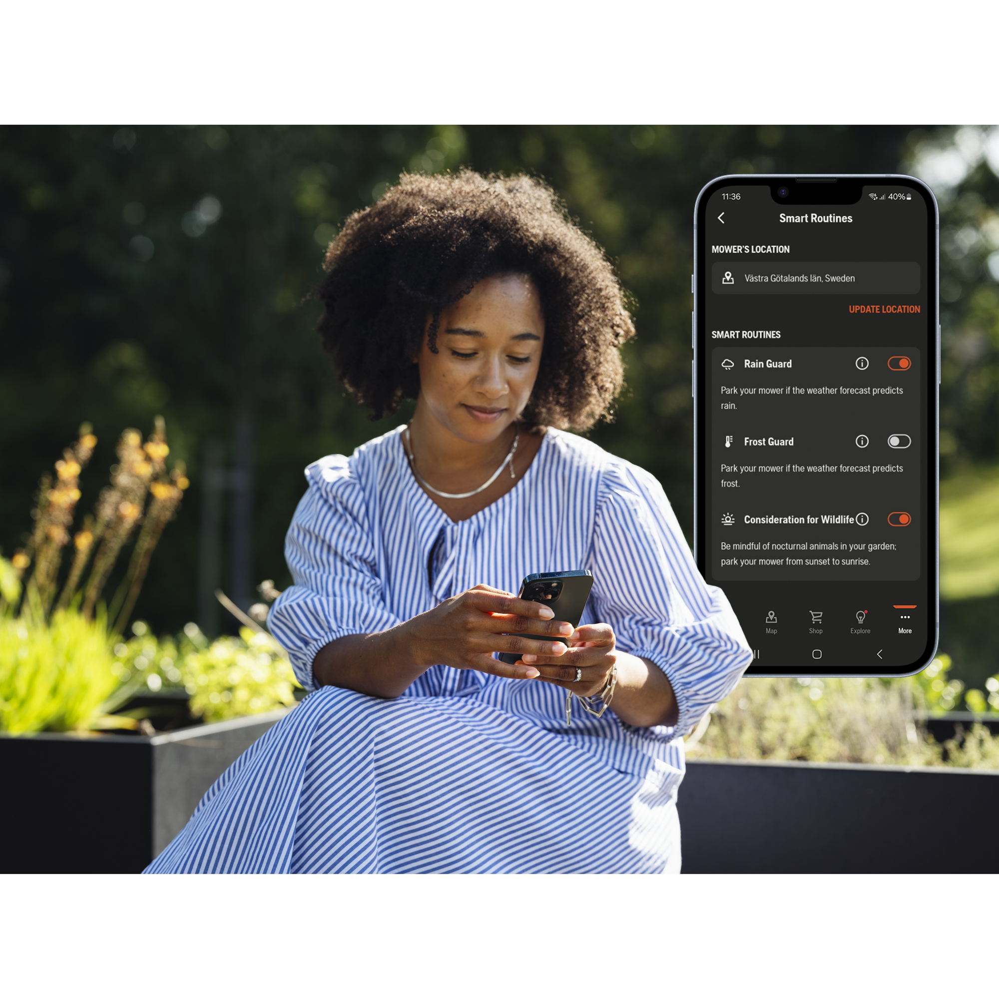 Robotgräsklippare Husqvarna Automower® 320 NERA