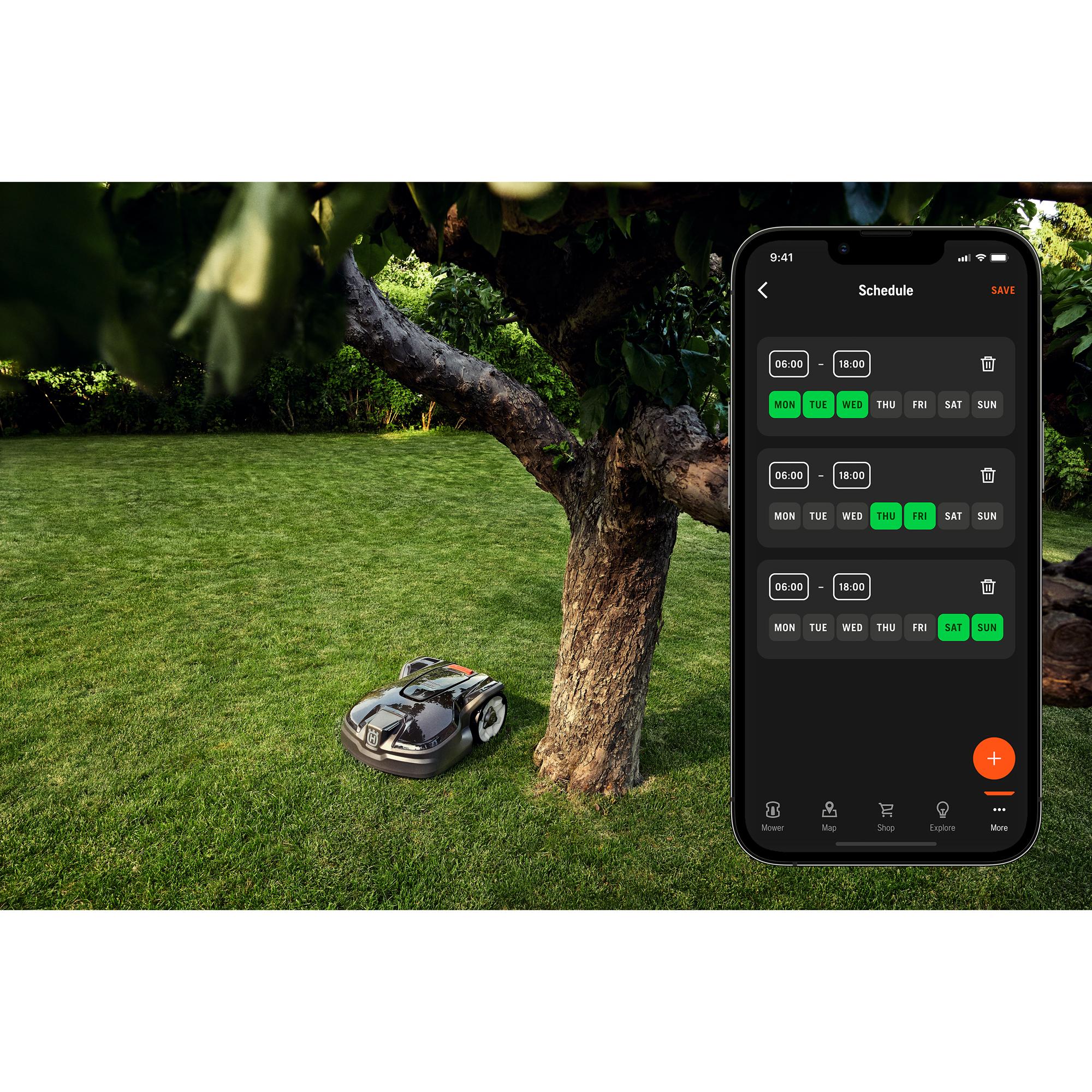 Robotgräsklippare Husqvarna Automower® 450V NERA