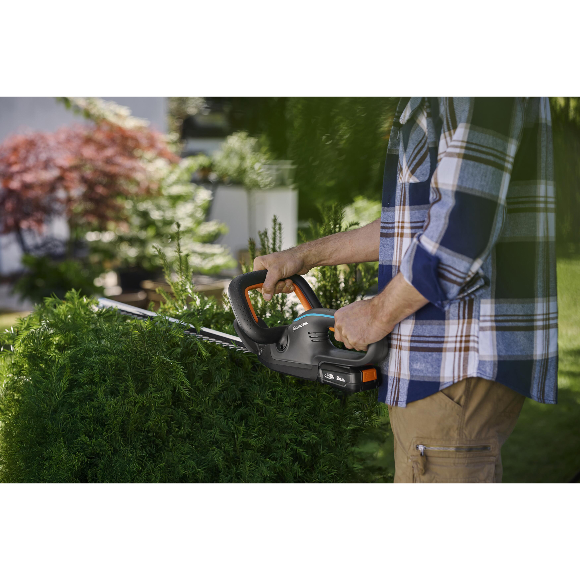 Häcksax Gardena EasyCut 55/18V P4A Med Batteri & Laddare