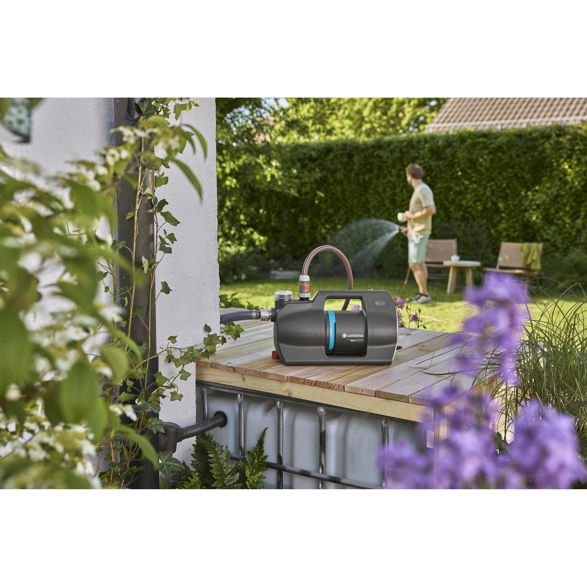 Pump Gardena 4600 Silent Automatisk För Hem & Trädgård