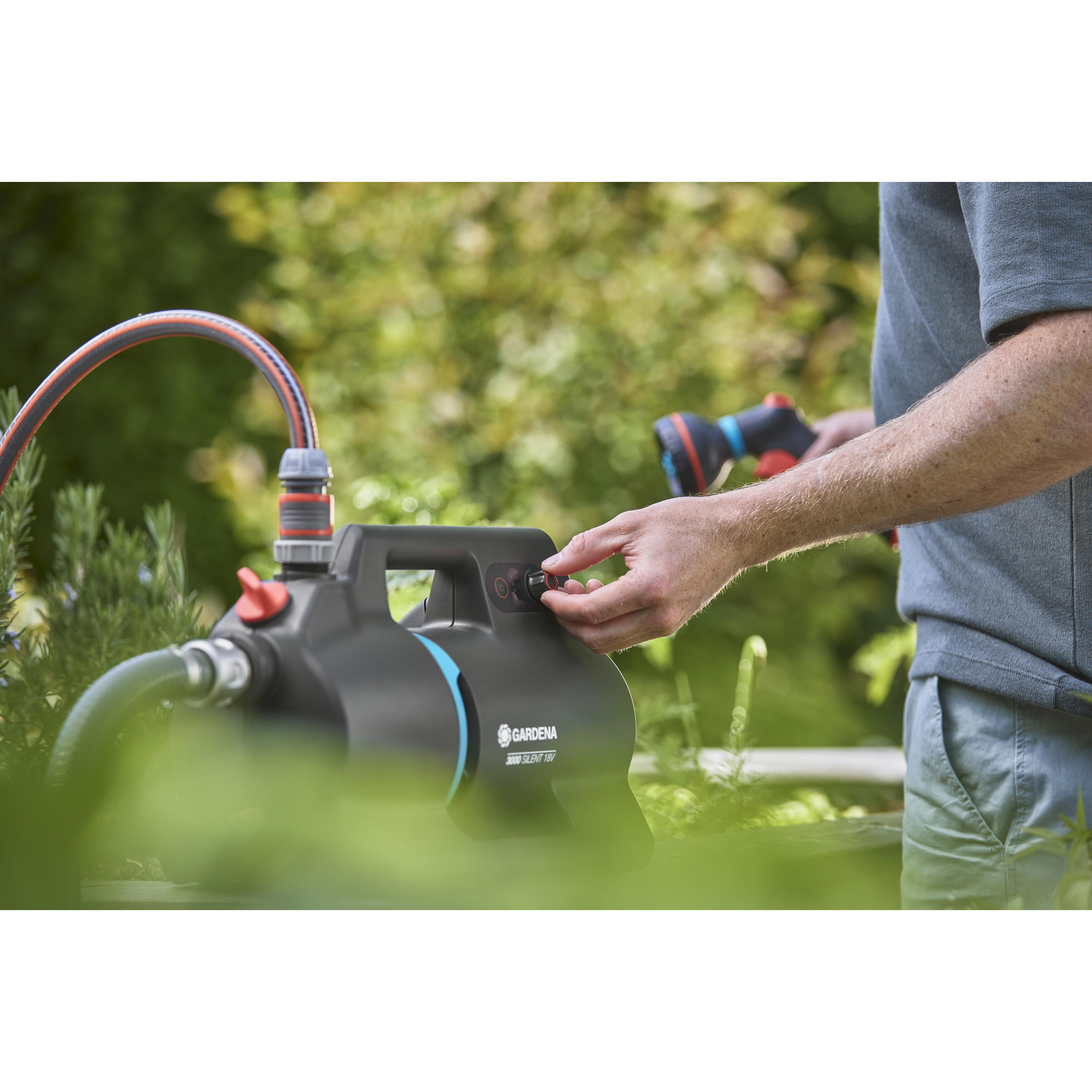 Pump Gardena 3000 Silent 18V P4A Batteridriven Trädgårdspump