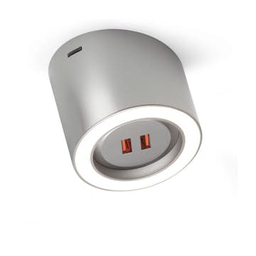 LED-spot Beslag Design Unika 2xUSB