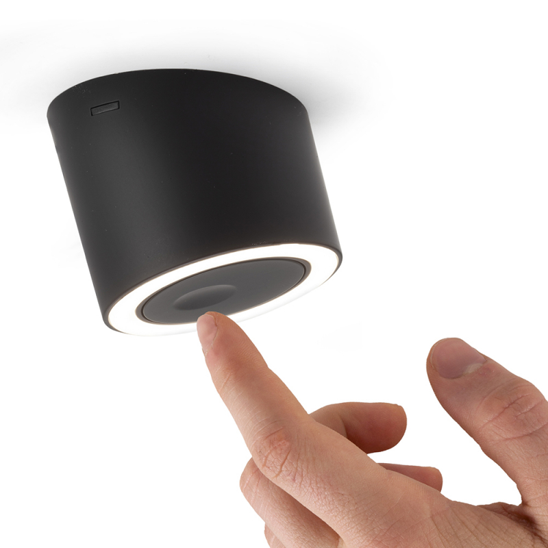 LED-spot Beslag Design Unika TDM Matt Svart