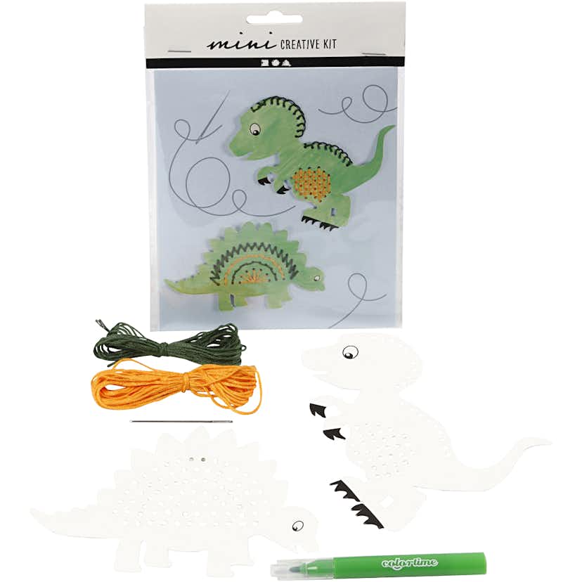 Materialset Creativ Company Mini Kreativt Set Dinosaurie 1 Set