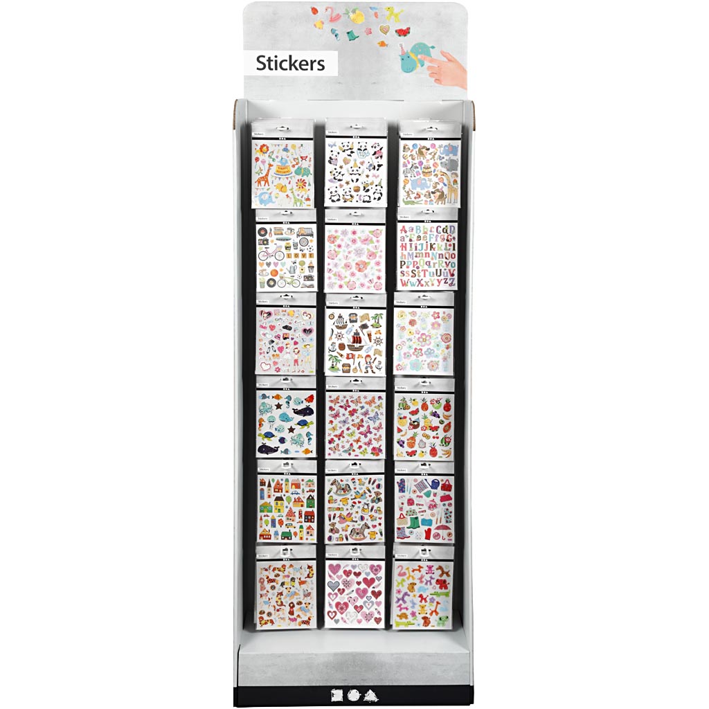 Golvdisplay Creativ Company med Stickers 432 st