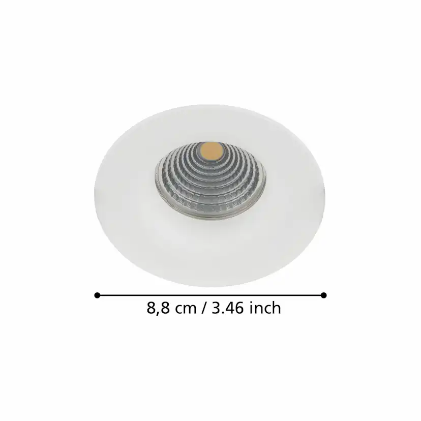 Infälld Lampa Eglo Saliceto Stel 88 mm 2700K
