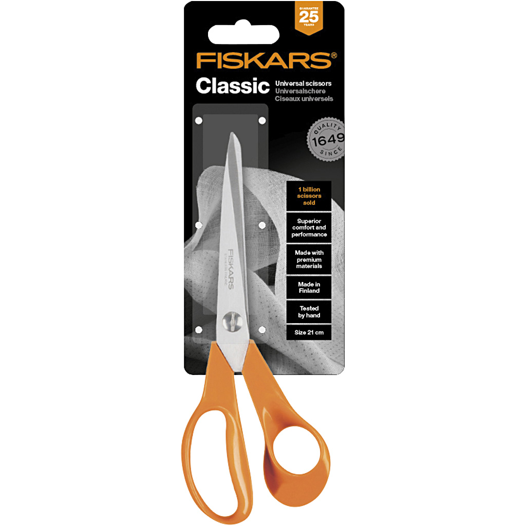 Universalsax Fiskars Classic L: 21 cm Höger, 1 St