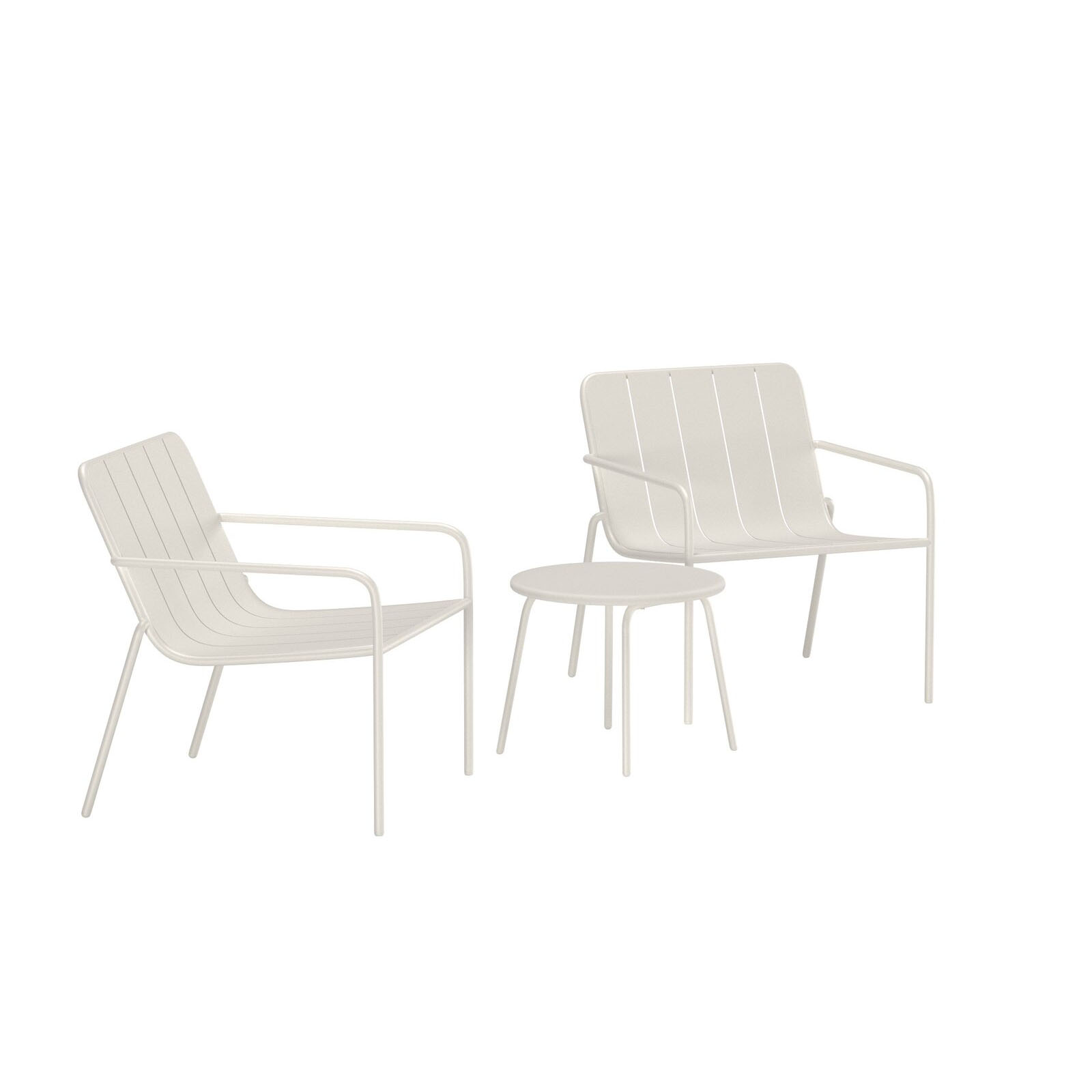 Loungeset Venture Home Minos 2st Fåtöljer med 1st Sidobord