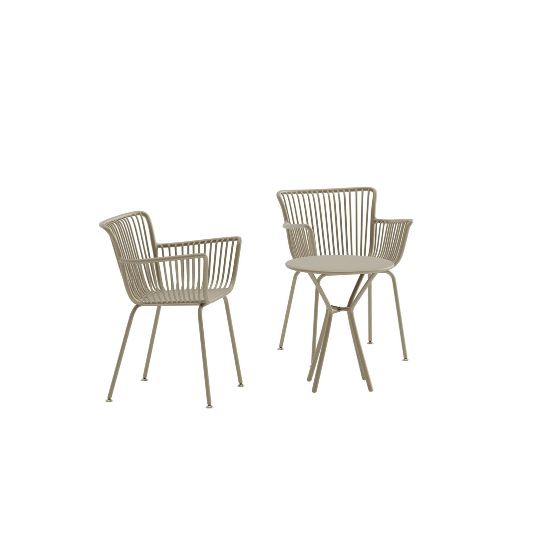 Caféset Venture Home Sifnos 2st Fåtöljer med Sidobord