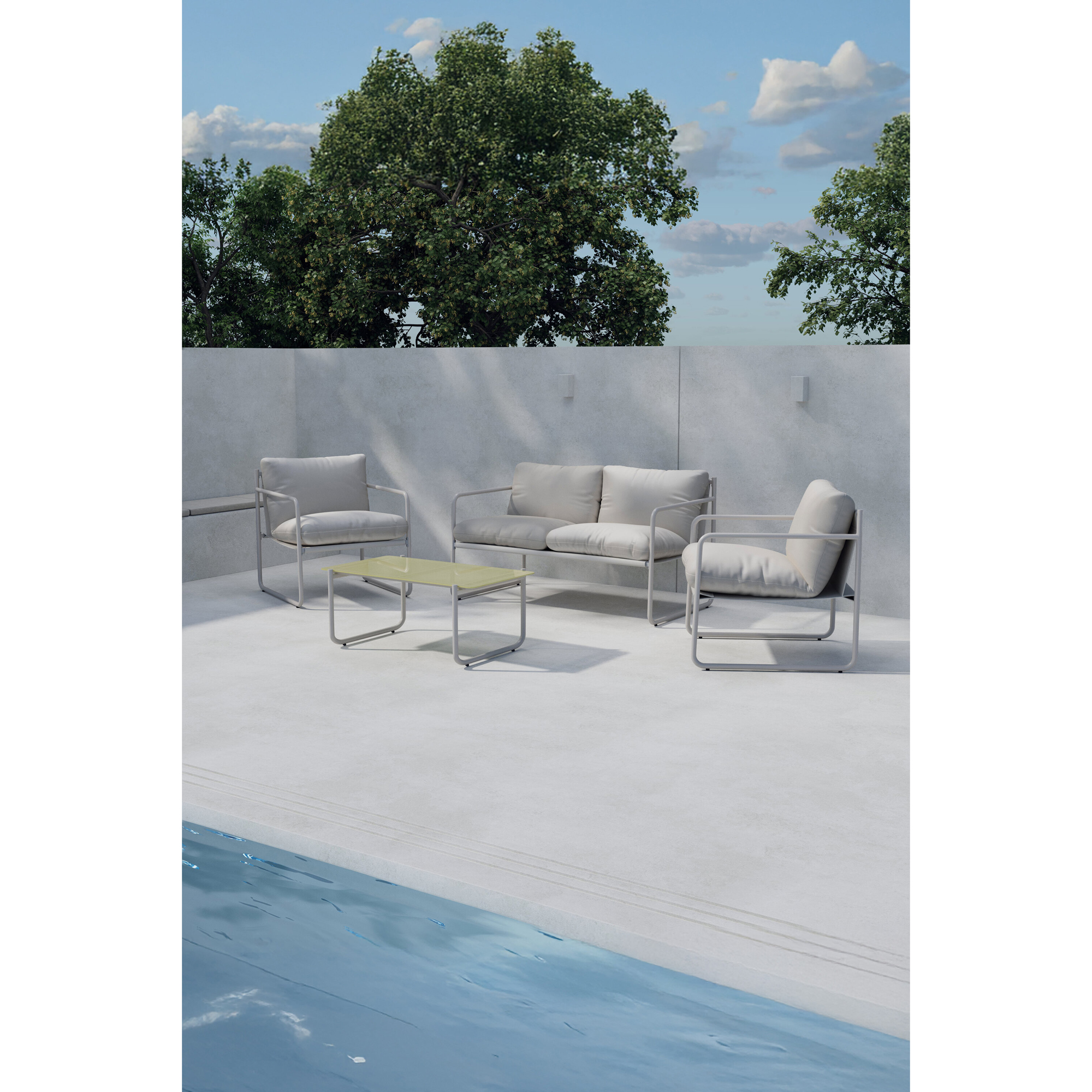 Soffgrupp Venture Home Thassos Utomhus med Dynor