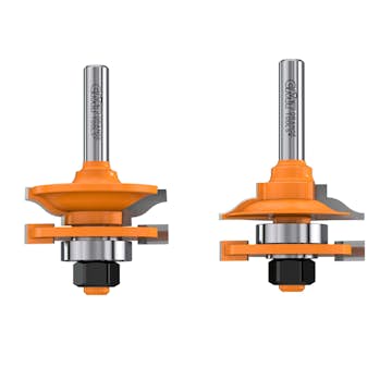 Frässet CMT Orange Tools Profil/Kontraprofil 2 delar K8