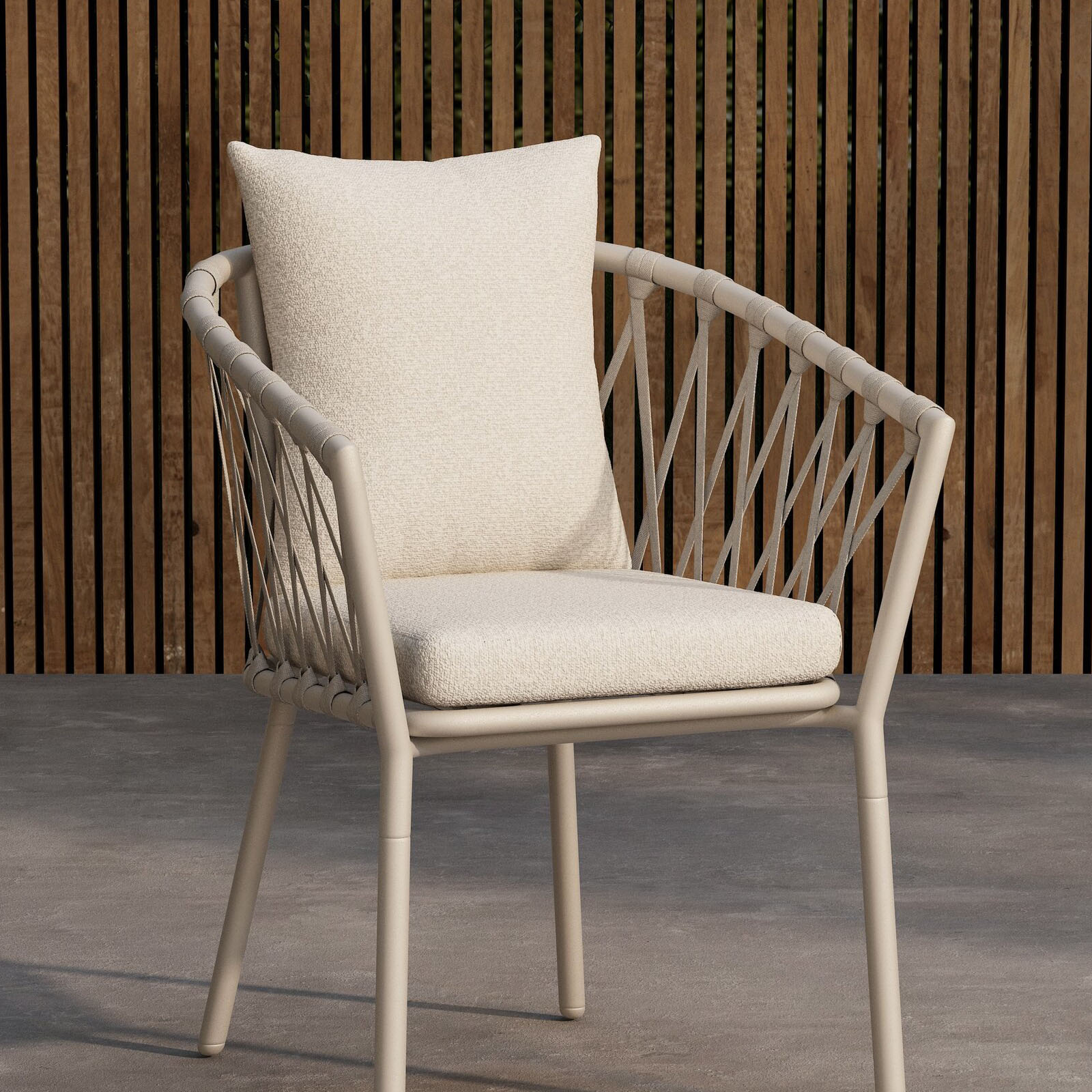 Matstol Venture Home Linos Loungestol Utomhus med Dyna