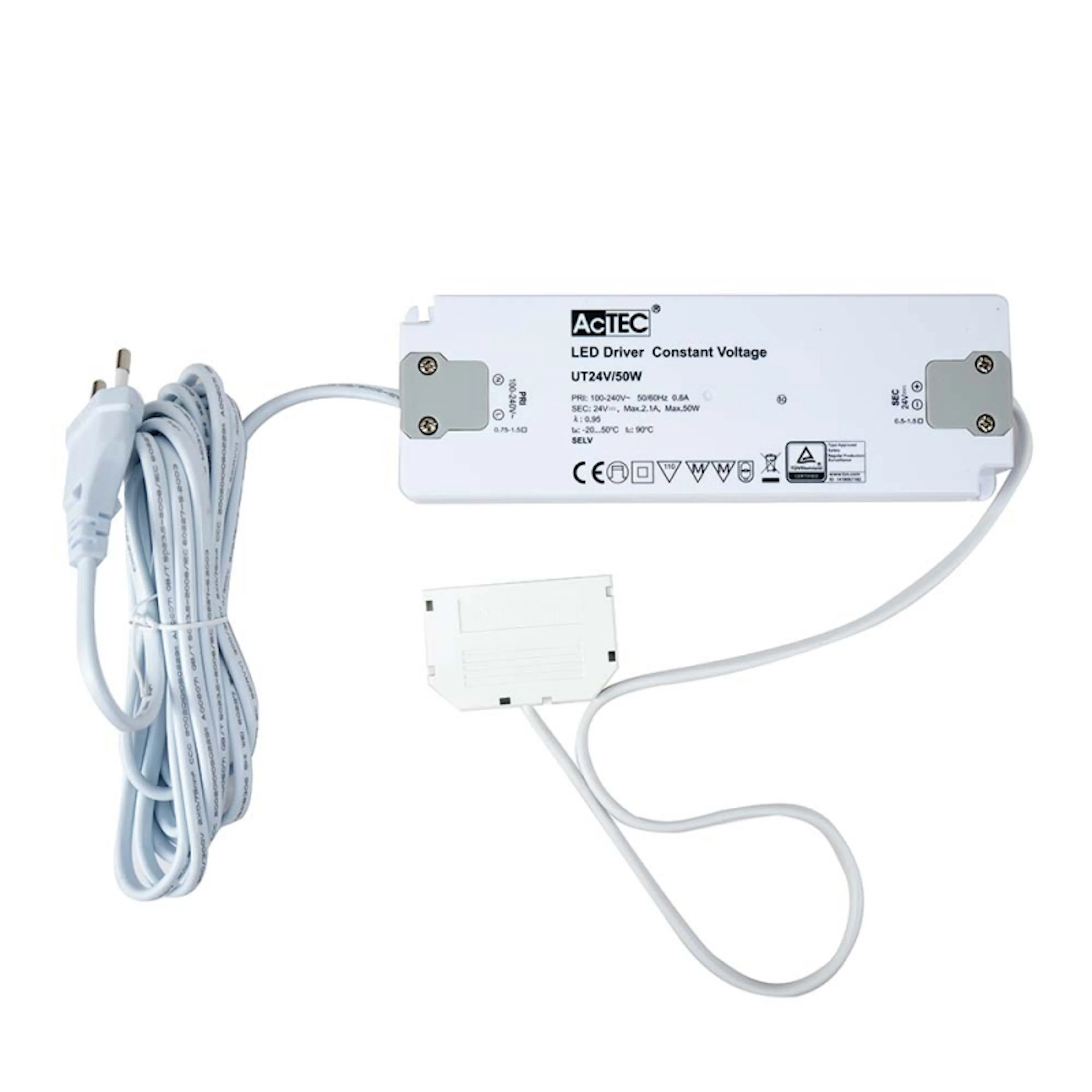 Drivdon Beslag Design Slim 6 ansl. 24V/150W Vit