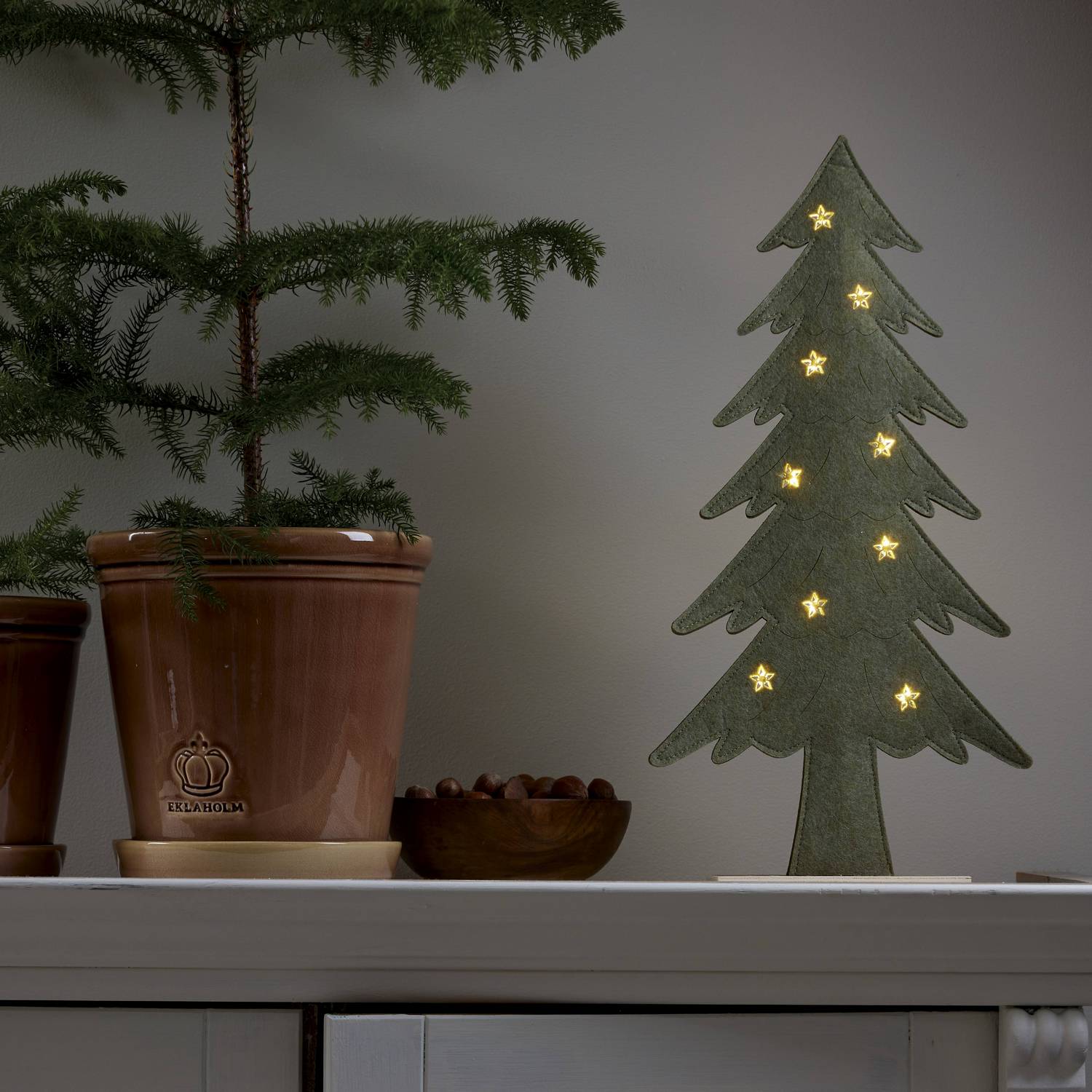 Inomhusdekoration Star Trading Fabbe Gran