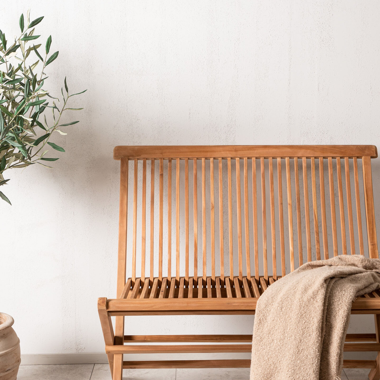 Bänksoffa Venture Home Ghana Fällbar Teak Soffa