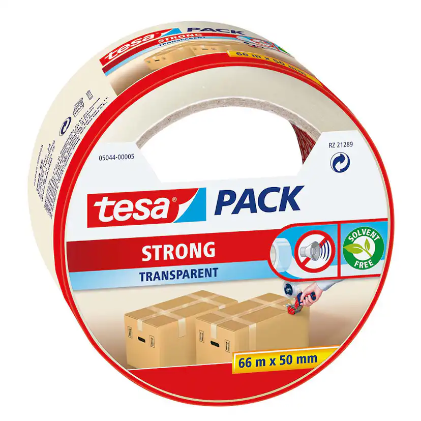 Packtejp Tesa 50 mm 66 m Transparent 5044