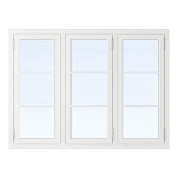 Sidohängt Fönster Effektfönster Kulturfönster Trä 3-Luft