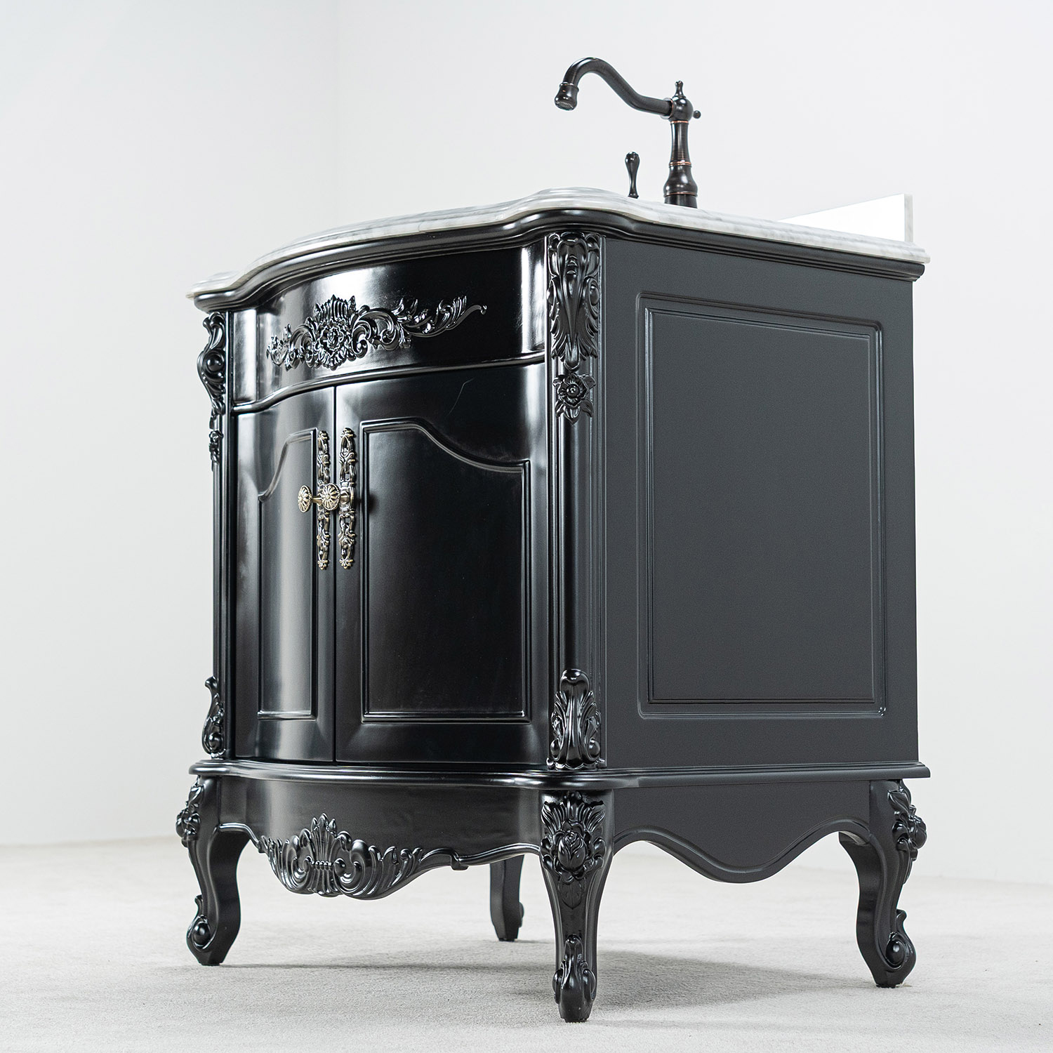 Tvättställsskåp Vesani Ottawa Vit Marmor