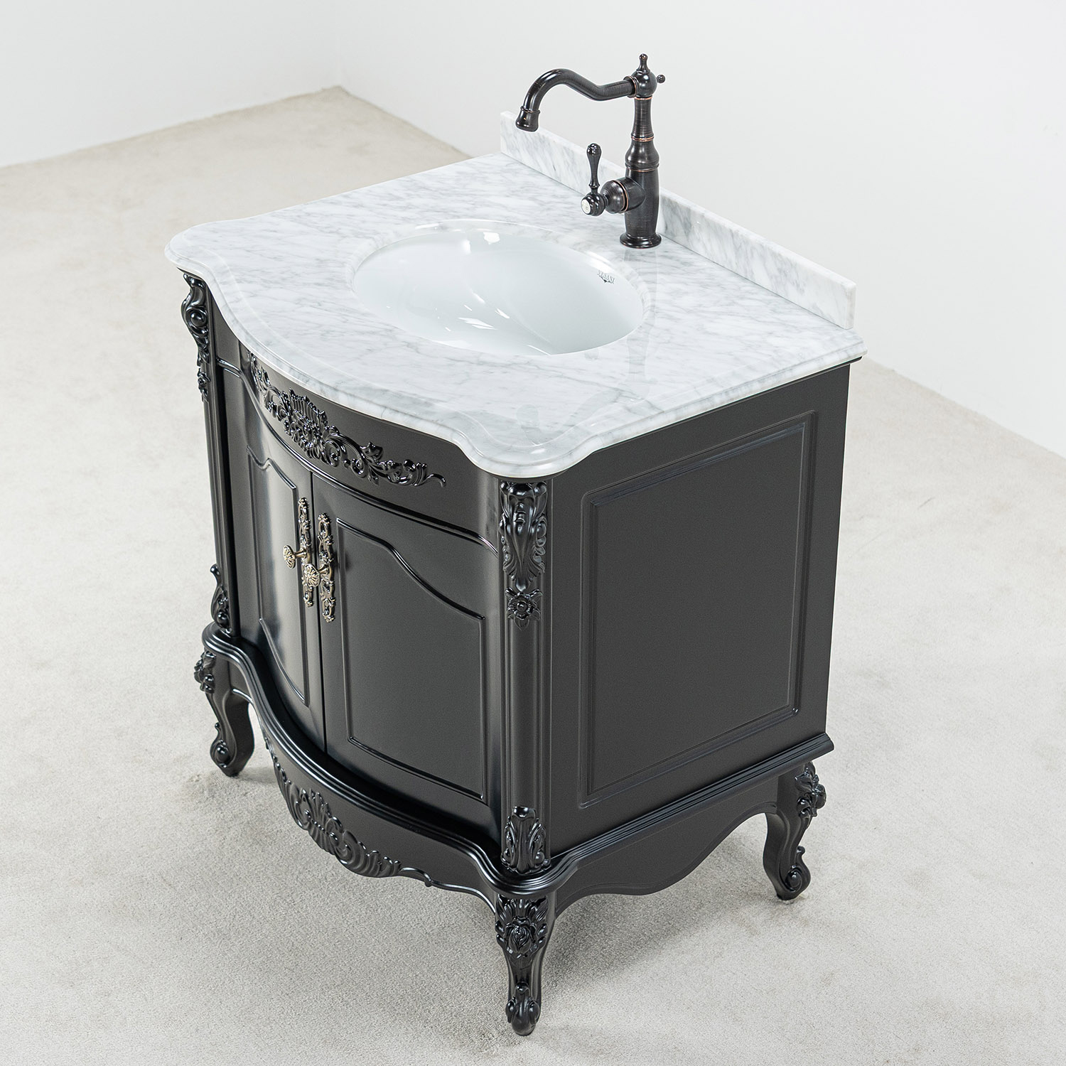 Tvättställsskåp Vesani Ottawa Vit Marmor