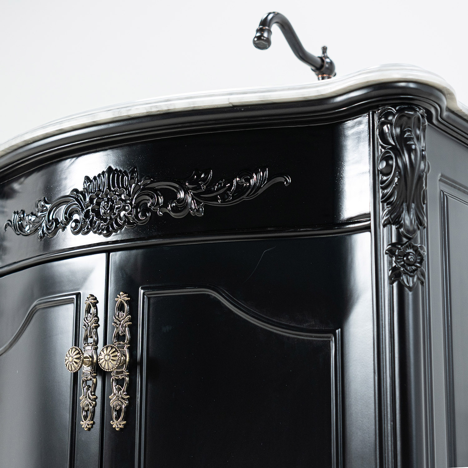 Tvättställsskåp Vesani Ottawa Vit Marmor